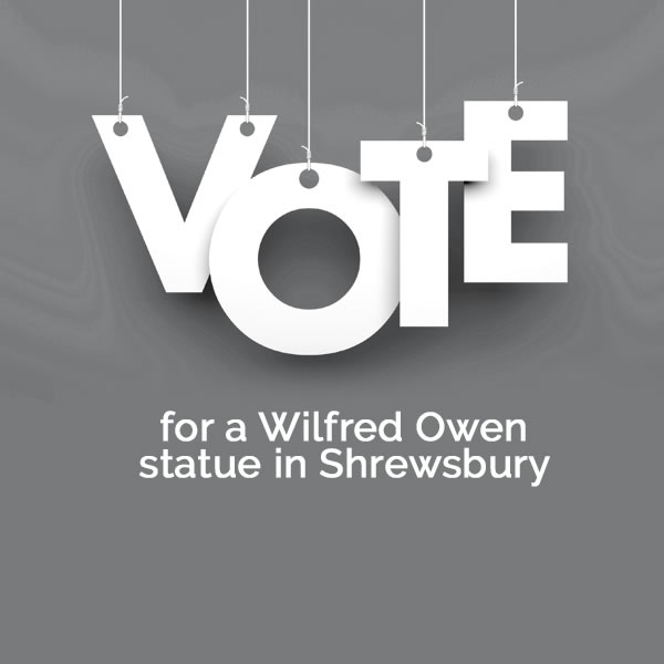 Vote for a Wilfred Owen statue in Shrewsbury